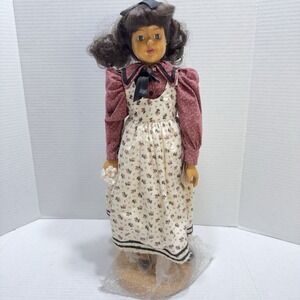 Robert Raikes Original Hand Carved Wooden Doll Abigail Stand Limited Edition Box